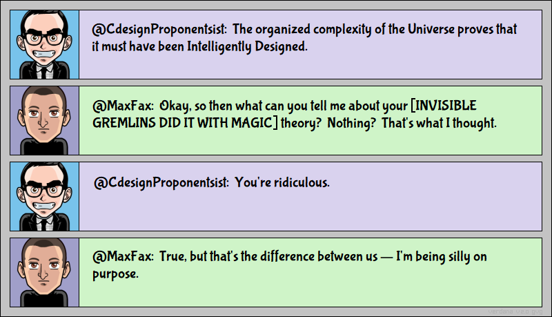 invisible gremlins did it with magic