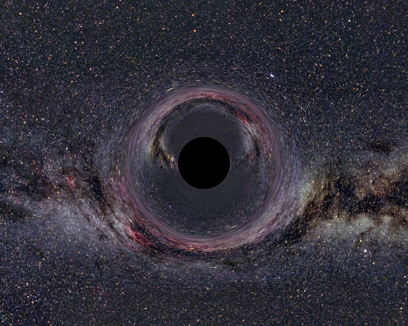 a hole in space