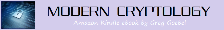 MODERN CRYPTOLOGY