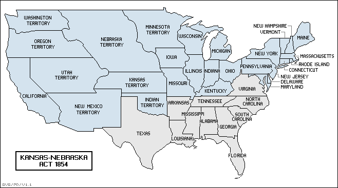 KANSAS-NEBRASKA ACT 1854
