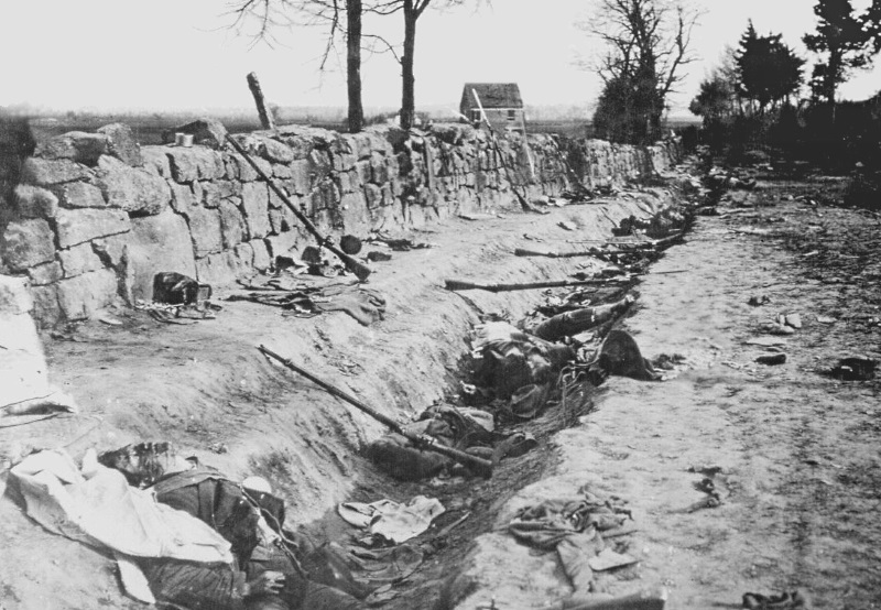 the wall at Fredericksburg